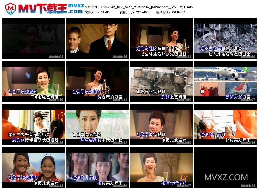叶翠-心愿_国语_流行_MD101145